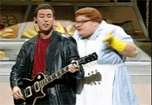 Lunch Lady Land Guitar GIF