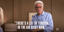Nbc The Good Place GIF - Nbc The Good Place Tension GIFs