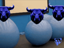 Blue Bull GIF - Blue Bull Ball GIFs
