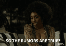 Rumors Rumors Are True GIF - Rumors Rumors Are True Karen Obilom GIFs