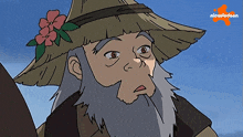 a cartoon character from nickelodeon is wearing a hat