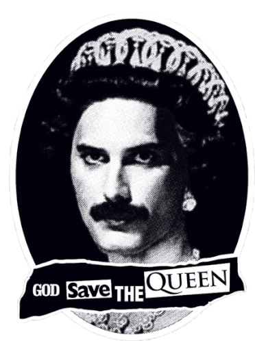 Godsavethequeen Gossave Sticker - Godsavethequeen Queen Gossave Stickers