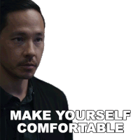 Make Yourself Comfortable Jimmy Kwon Sticker - Make Yourself Comfortable Jimmy Kwon Tales Stickers