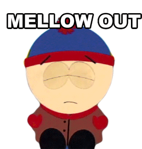 Mellow Out Stan Marsh Sticker - Mellow Out Stan Marsh South Park Stickers