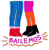 Bailemos Dancing Sticker - Bailemos Dancing Frida Stickers