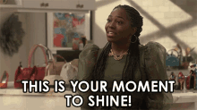 This Is Your Moment To Shine Harper GIF - This Is Your Moment To Shine Harper Icarly GIFs