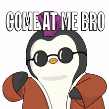 fight lets go ready come on penguin