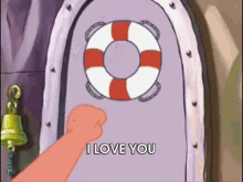 I Love You. Slam. GIF - I Love You Patrick Spongebob GIFs