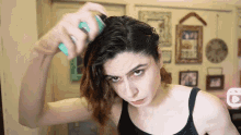Fixing Hairstyle Scherezade Shroff GIF - Fixing Hairstyle Scherezade Shroff Apply GIFs