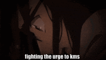 Fighting The Urge Kms GIF - Fighting The Urge Kms Get Out Of My Head GIFs