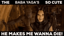 baba yaga baby yoda so cute i want to die mantis