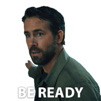 Be Ready Adam Sticker - Be Ready Adam Ryan Reynolds Stickers
