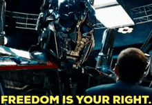 Transformers Optimus Prime GIF - Transformers Optimus Prime Freedom Is Your Right GIFs