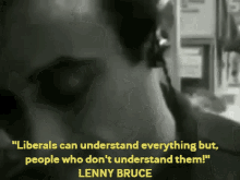 Lenny Bruce Stand Up Comedian GIF