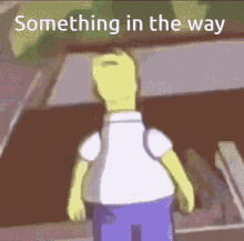 Homer Ascending Something In The Way GIF