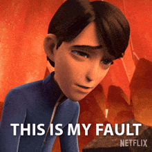 This Is My Fault Jim Lake Jr GIF - This Is My Fault Jim Lake Jr Trollhunters Tales Of Arcadia GIFs