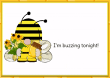 Bumble Bee Gnome GIF - Bumble Bee Gnome Animated Card GIFs