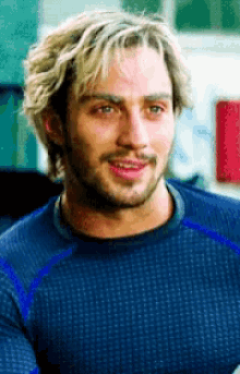 the avengers quick silver aaron taylor johnson smile