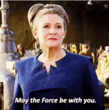 May The Force Be With You Force GIF - May The Force Be With You Force Leia GIFs