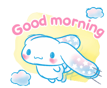 Good Morning Cute Sticker - Good Morning Cute Adorable Stickers