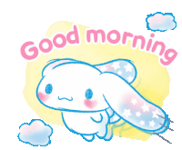 Good Morning Cute Sticker - Good Morning Cute Adorable Stickers
