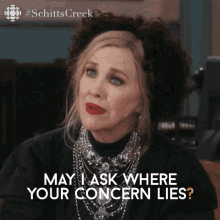 May I Ask Where Your Concern Lies Moira Rose GIF