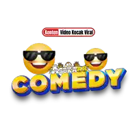 two smiley faces wearing sunglasses are behind the word comedy