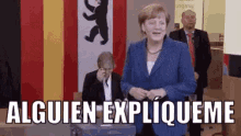 Angela Merkel Votando GIF - Que Alguien Me Explique Angela Merkel Alemania GIFs