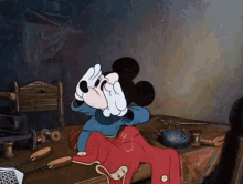 brave little tailor mickey flies seven in one blow seven with one blow