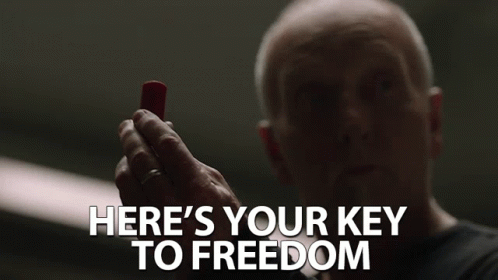 Heres Your Key To Freedom John Kramer GIF - Heres Your Key To Freedom Key  Freedom - Discover & Share GIFs