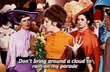 funny girl barbra streisand parade rain