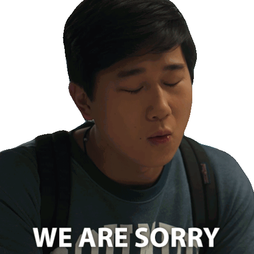 We Are Sorry Bruce Sun Sticker - We Are Sorry Bruce Sun The Brothers Sun Stickers