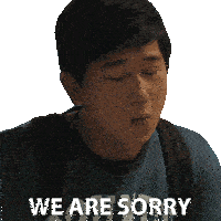We Are Sorry Bruce Sun Sticker
