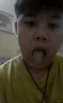 Kid Tongue Out GIF