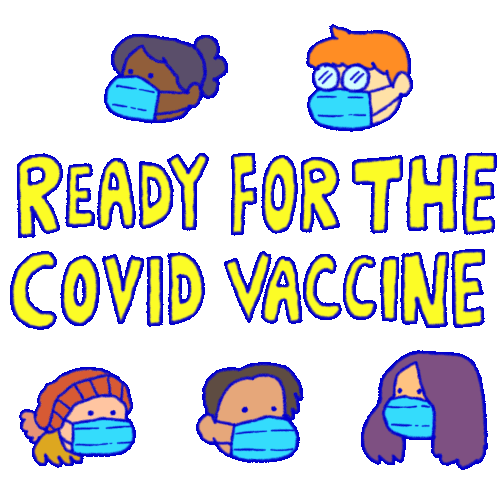 Ready For The Covid Vaccine Ready Sticker - Ready For The Covid Vaccine Covid Vaccine Ready Stickers
