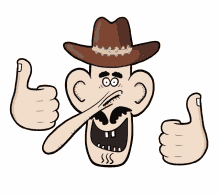 reaction cowboy happy cool cartoon