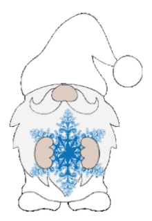 snowflakes gnome
