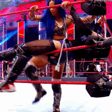 Sasha Banks Double Knees GIF - Sasha Banks Double Knees Asuka GIFs