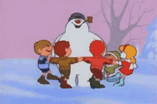 Frosty The Snowman Children GIF - Frosty The Snowman Children Snow GIFs
