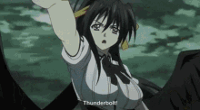 akeno himejima highschool dxd anime power thunderbolt