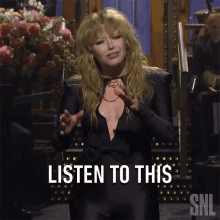 Listen To This Natasha Lyonne GIF - Listen To This Natasha Lyonne Saturday Night Live GIFs
