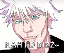 nah i 'd rizz written on a drawing of a man