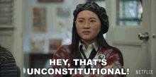 Hey Thats Unconstitutional Ellen GIF - Hey Thats Unconstitutional Ellen Mixtape GIFs