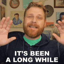 Its Been A Long While Grady Smith GIF - Its Been A Long While Grady Smith A Long Time Has Passed GIFs