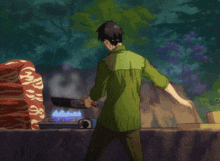 Campfire Cooking Campfire Cooking In Another World GIF - Campfire Cooking Campfire Cooking In Another World Campfire Cooking In Another World With This Absurd Skill GIFs