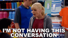 Im Not Having This Conversation With You Christy GIF - Im Not Having This Conversation With You Christy Anna Faris GIFs