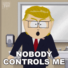 Nobody Controls Me Herbert Garrison GIF - Nobody Controls Me Herbert Garrison South Park Spring Break GIFs
