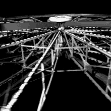 Ferris Wheel Amusement Park GIF - Ferris Wheel Amusement Park Black And White GIFs