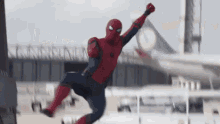 Captain America Spiderman GIF