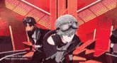a man wearing goggles says welcome to the new world